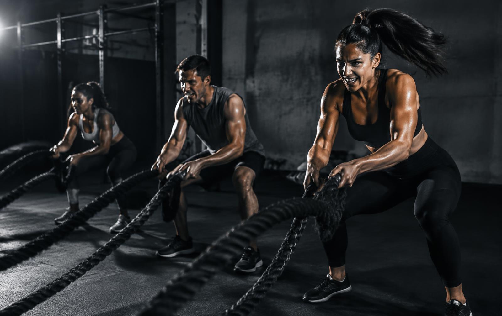 HIIT training session